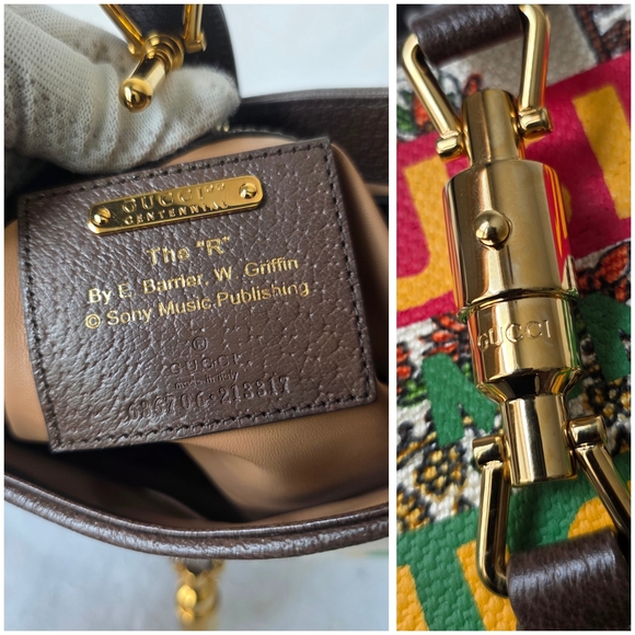 Auth Gucci LMTD 100 JACKIE 1961 Music Is Mine Shoulder/Hobo Bag - Picture 6 of 11